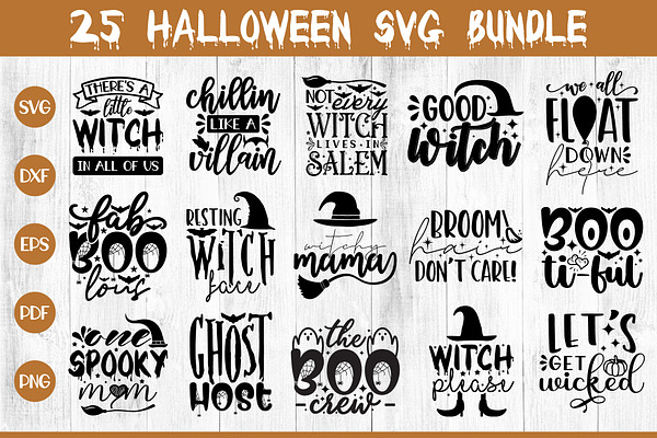 Download Halloween Svg Bundle Pre Designed Illustrator Graphics Creative Market 3D SVG Files Ideas | SVG, Paper Crafts, SVG File