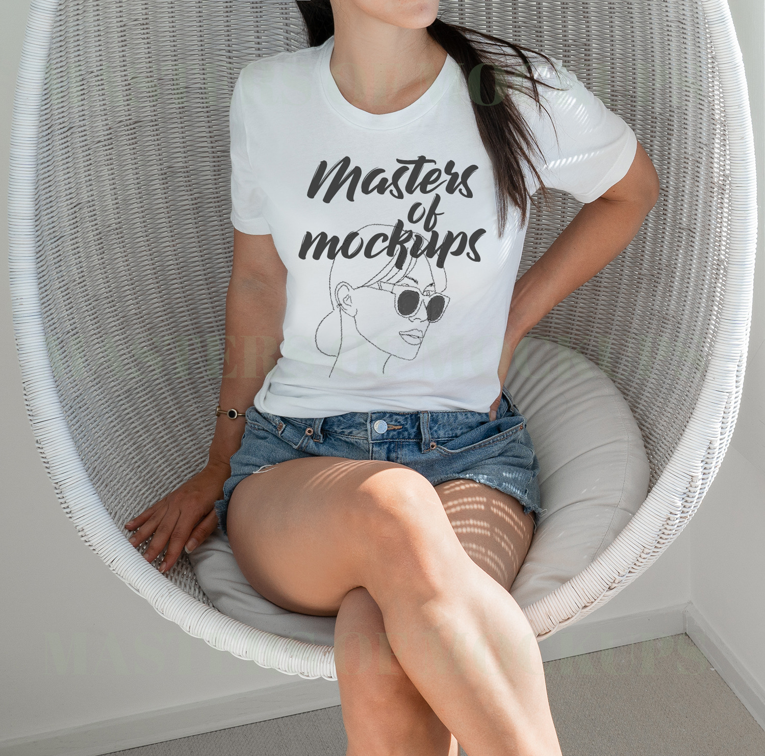 Download White Tshirt Mockup Bella Canvas Creative Photoshop Templates Creative Market