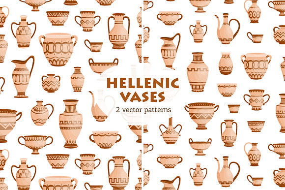 ancient greek patterns on vases