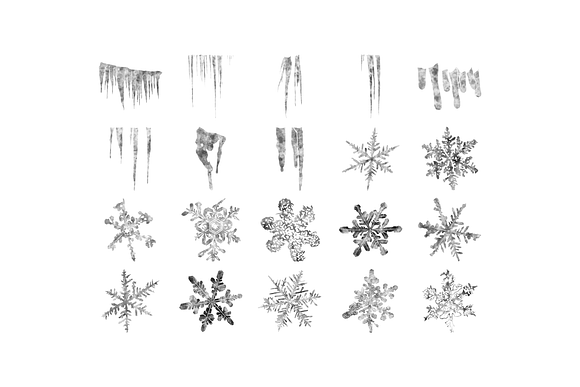 Procreate Snowflake Stamps, Snowflake Stamps, Procreate Stamp, iPad,  Snowflakes