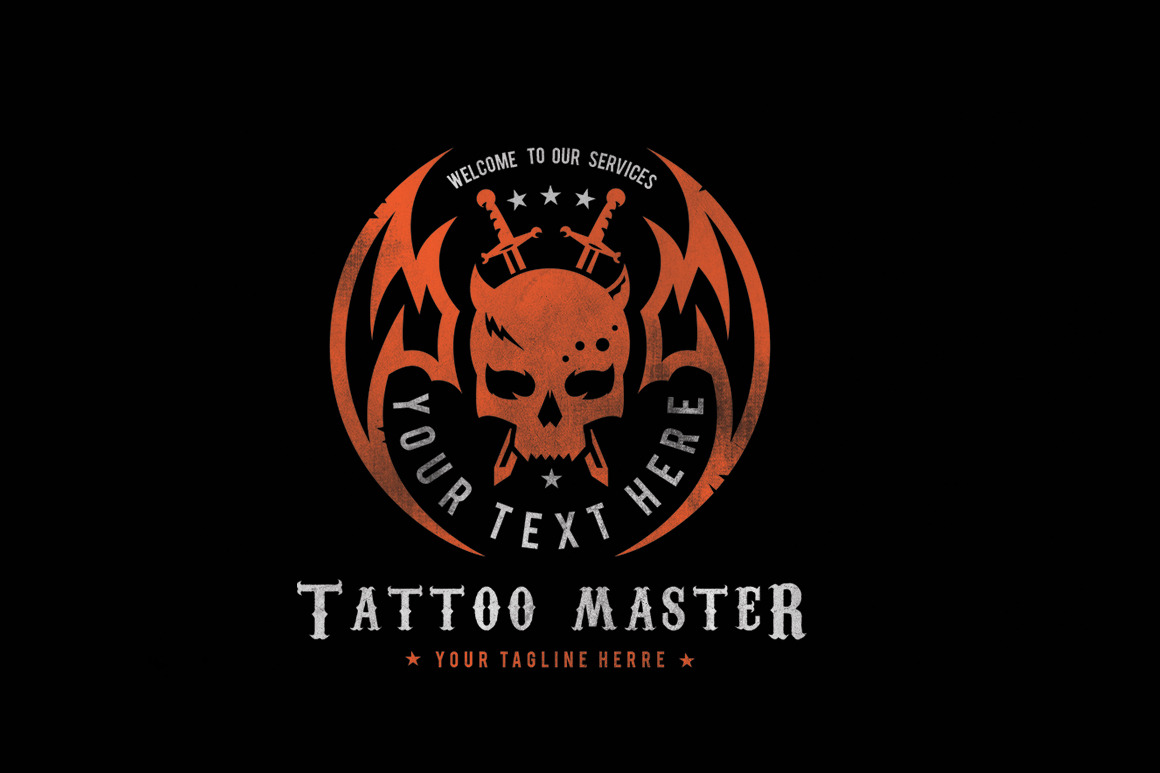 Tattoo Logo | Creative Illustrator Templates ~ Creative Market