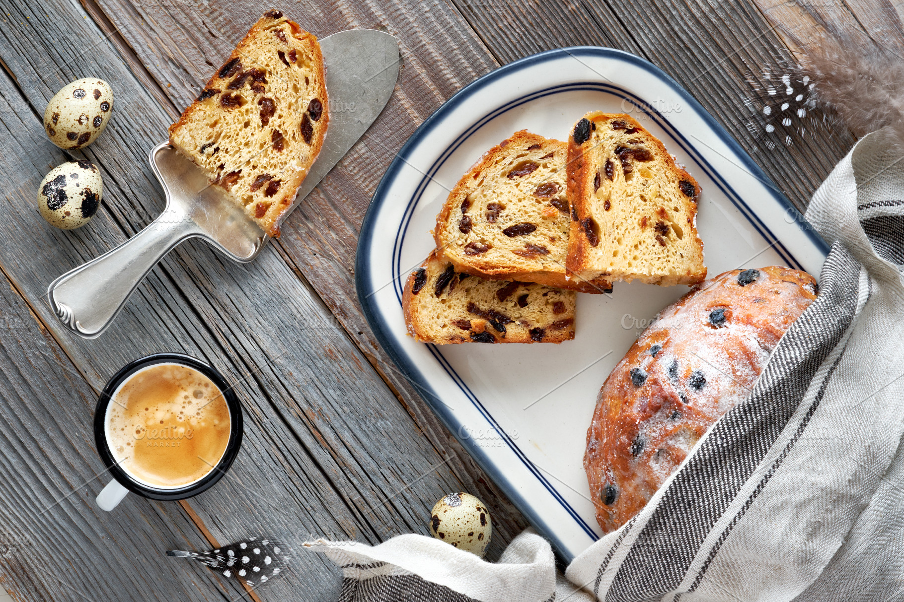 Easter Bread Osterbrot In German Featuring Easter Bread And Osterbrot High Quality Food Images Creative Market