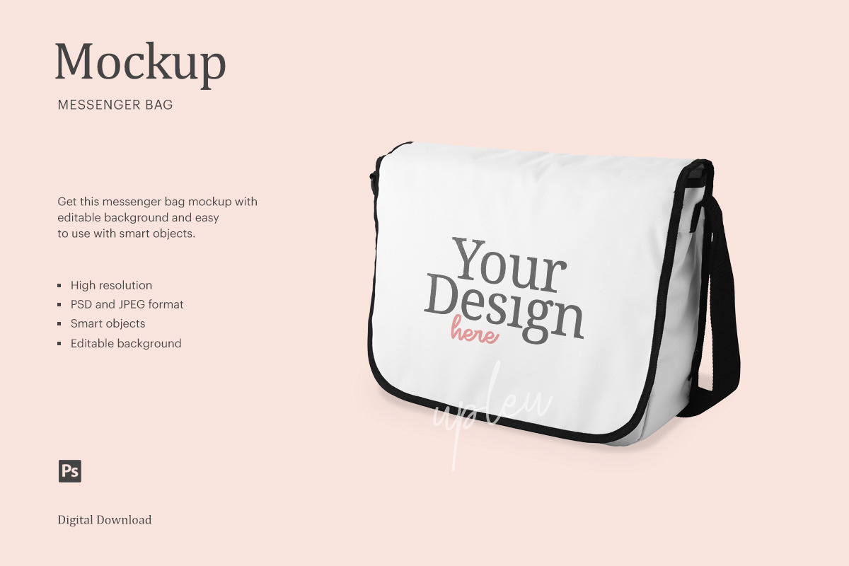 Messenger Bag Mock Up | Creative Photoshop Templates ...