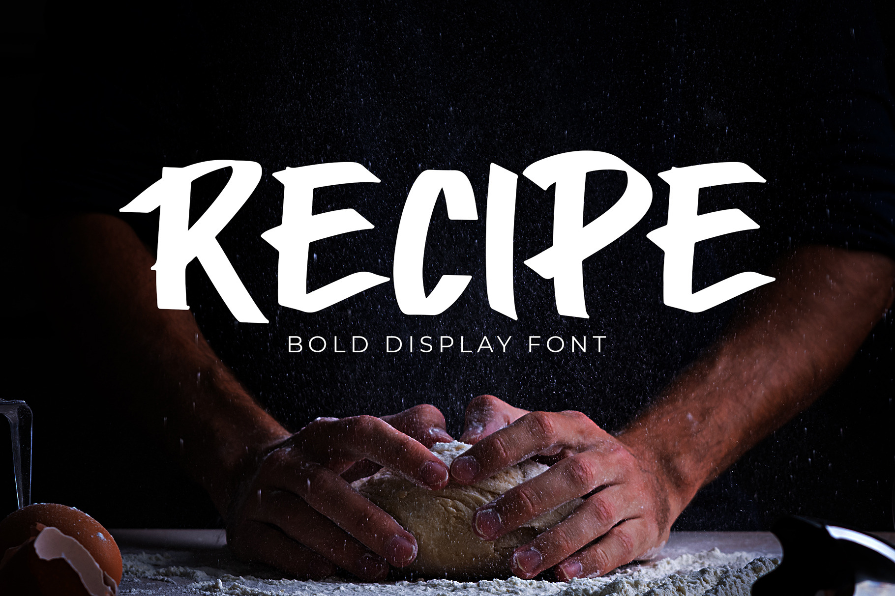 Recipe Bold Display Font | Creative Market