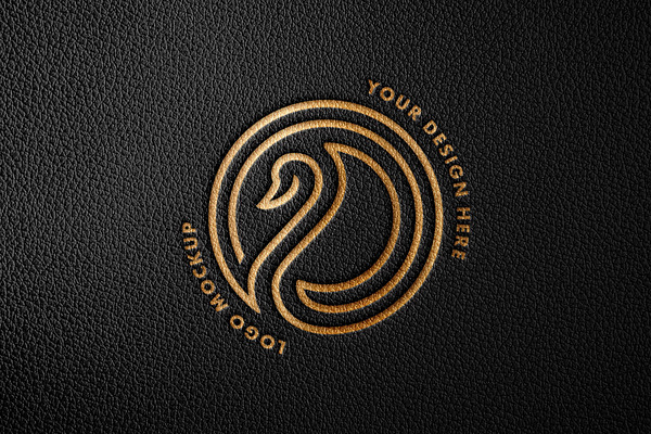 Download Leather Stamp Logo Mockup Unique Photoshop Add Ons Creative Market PSD Mockup Templates