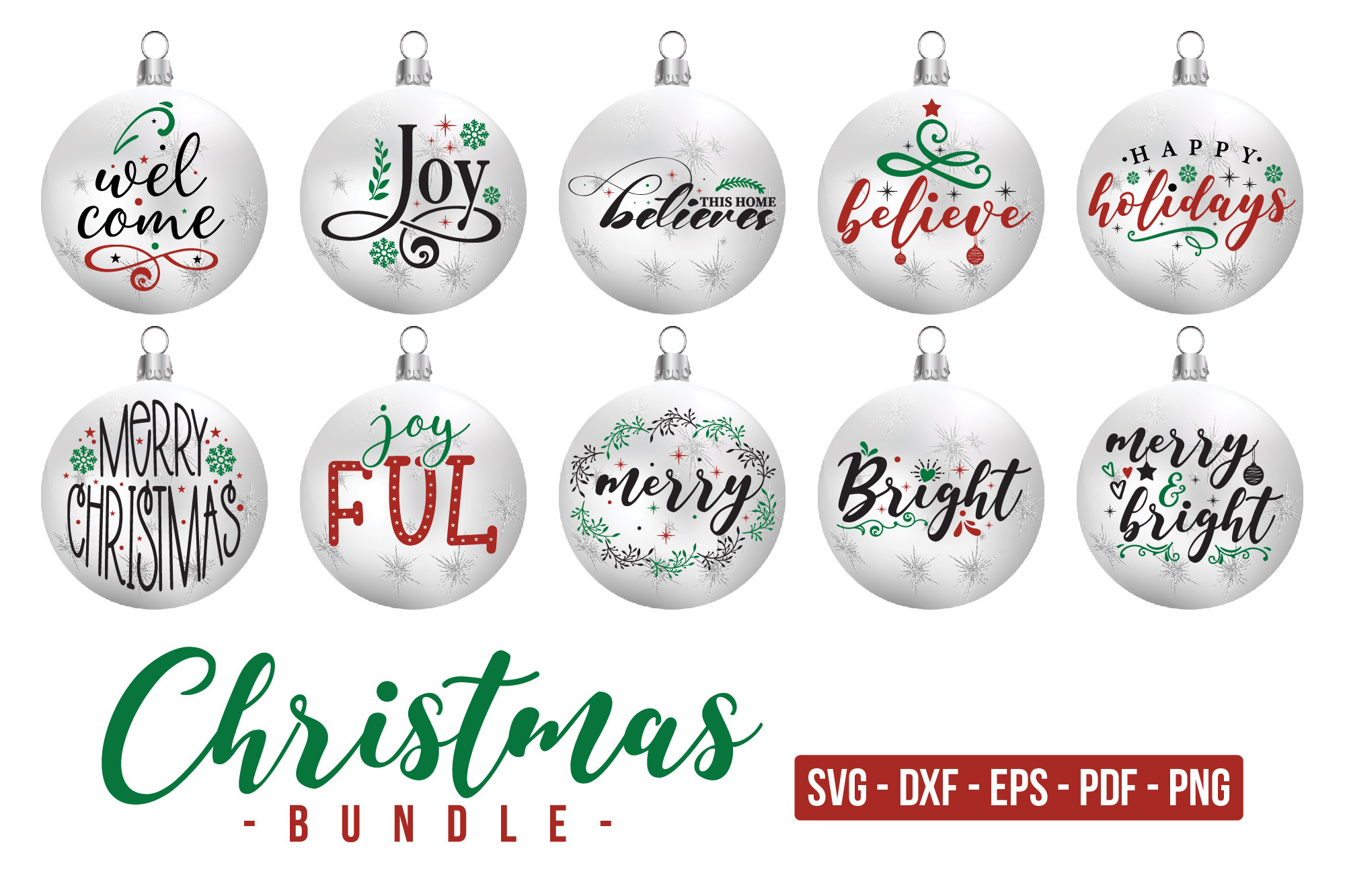 Download Christmas Svg Bundle Vol 5 Pre Designed Illustrator Graphics Creative Market PSD Mockup Templates