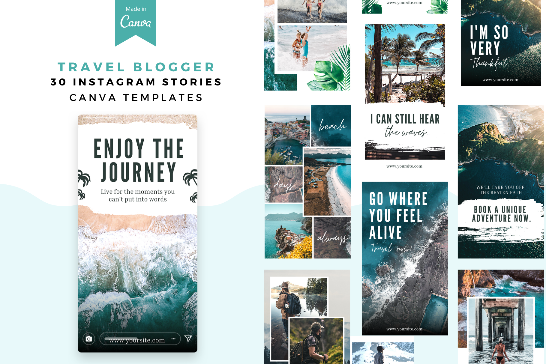 travel video editing template