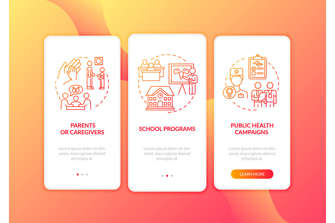 School Program On Sex Ed App Pages Templates And Themes ~ Creative Market