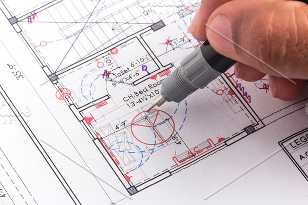 Blueprint houseplan | High-Quality Architecture Stock Photos ~ Creative