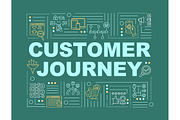 Customer journey concepts banner | Outline Icons ~ Creative Market