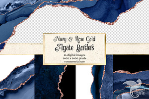 Purple and Gold Agate Border Overlays By Digital Curio | TheHungryJPEG