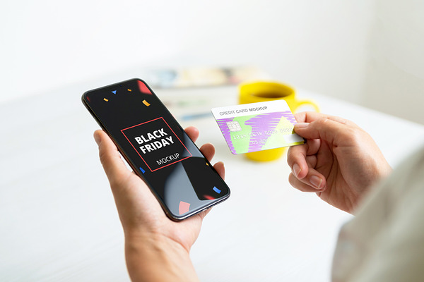 Phone and credit card mockup | Commercial Work