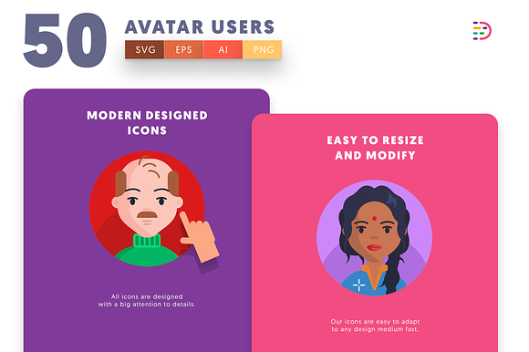 Avatar Users Icons - Dighital Icons