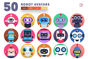 Robot Avatar Icons, Download SVG, PNG, EPS Icons