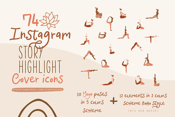 Instagram Feminine Story Highlight Custom Designed Icons Creative Market