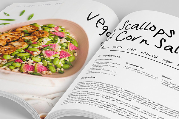 32 Pages Cool CookBook Magazine | Creative InDesign Templates ...