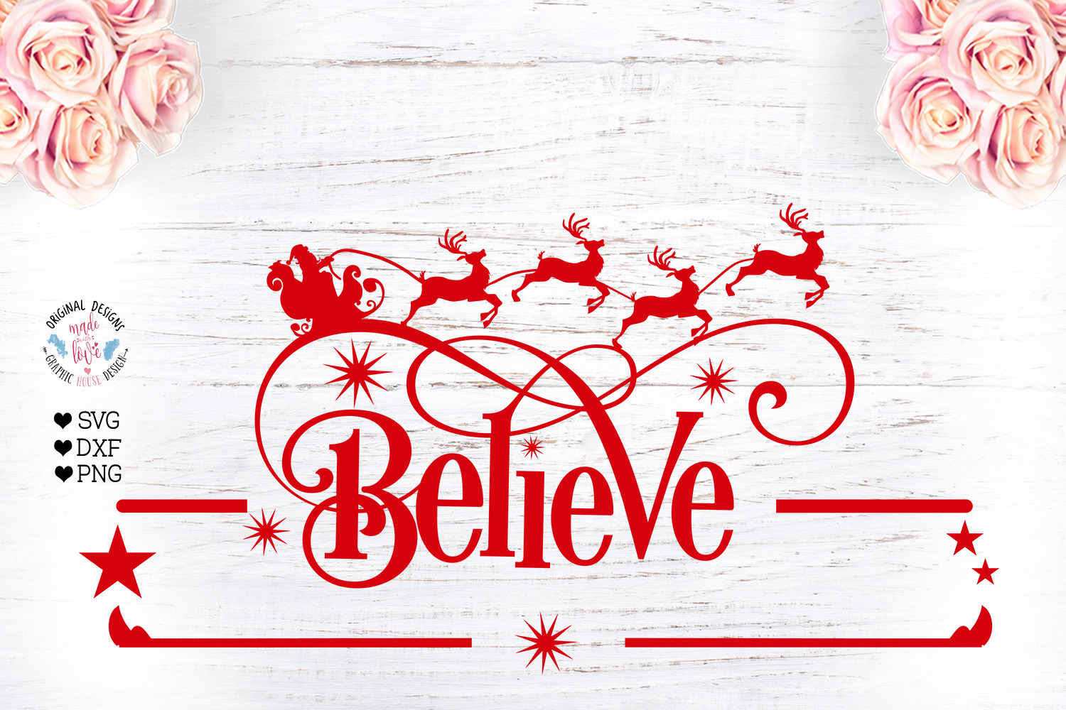 Download Believe Christmas Mailbox Design Pre Designed Photoshop Graphics Creative Market