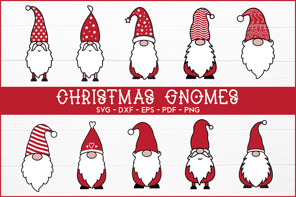 Download Christmas Gnomes Svg Bundle Pre Designed Illustrator Graphics Creative Market PSD Mockup Templates