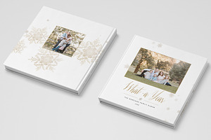 Christmas Photo Book Template  Stationery Templates ~ Creative Market