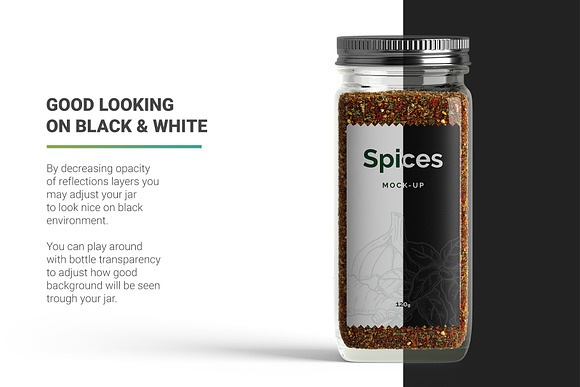 Download Spices Jar Mockup Creative Photoshop Templates Creative Market