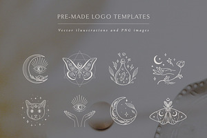 Download Sacred Sun Logo Design Illustrations Pre Designed Vector Graphics Creative Market