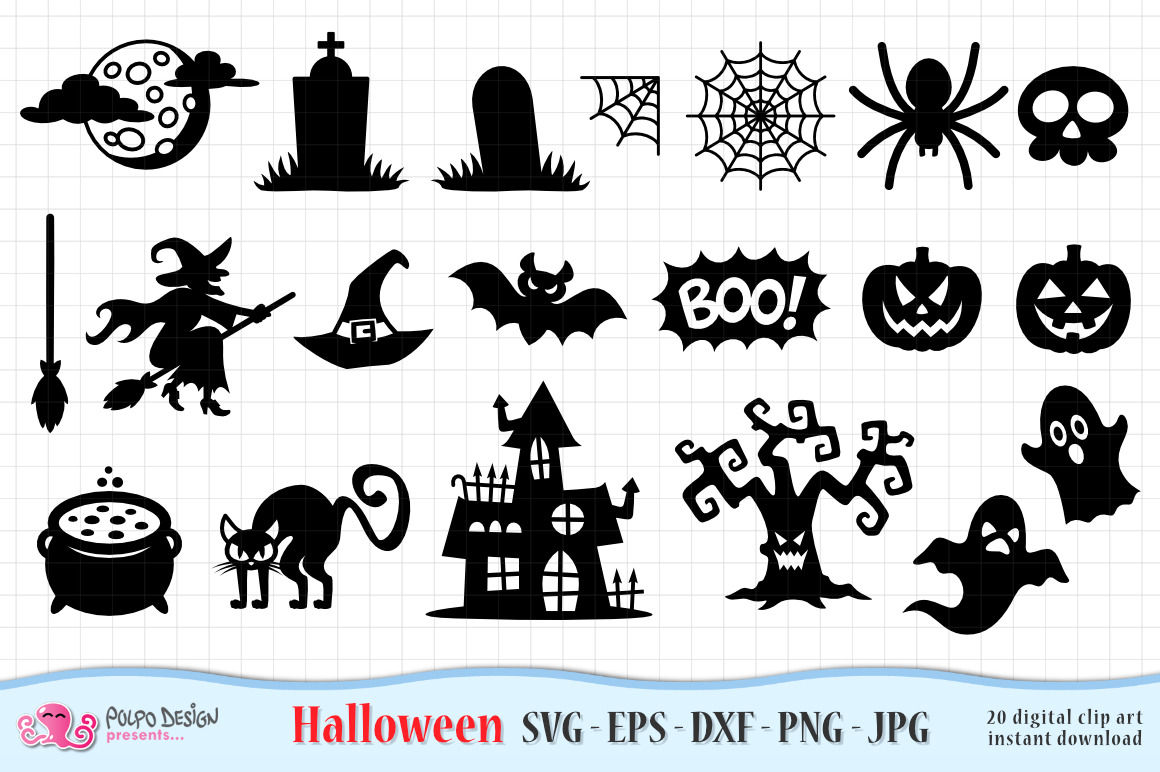 Download Halloween Svg Eps Dxf Png And Jpg Creative Market