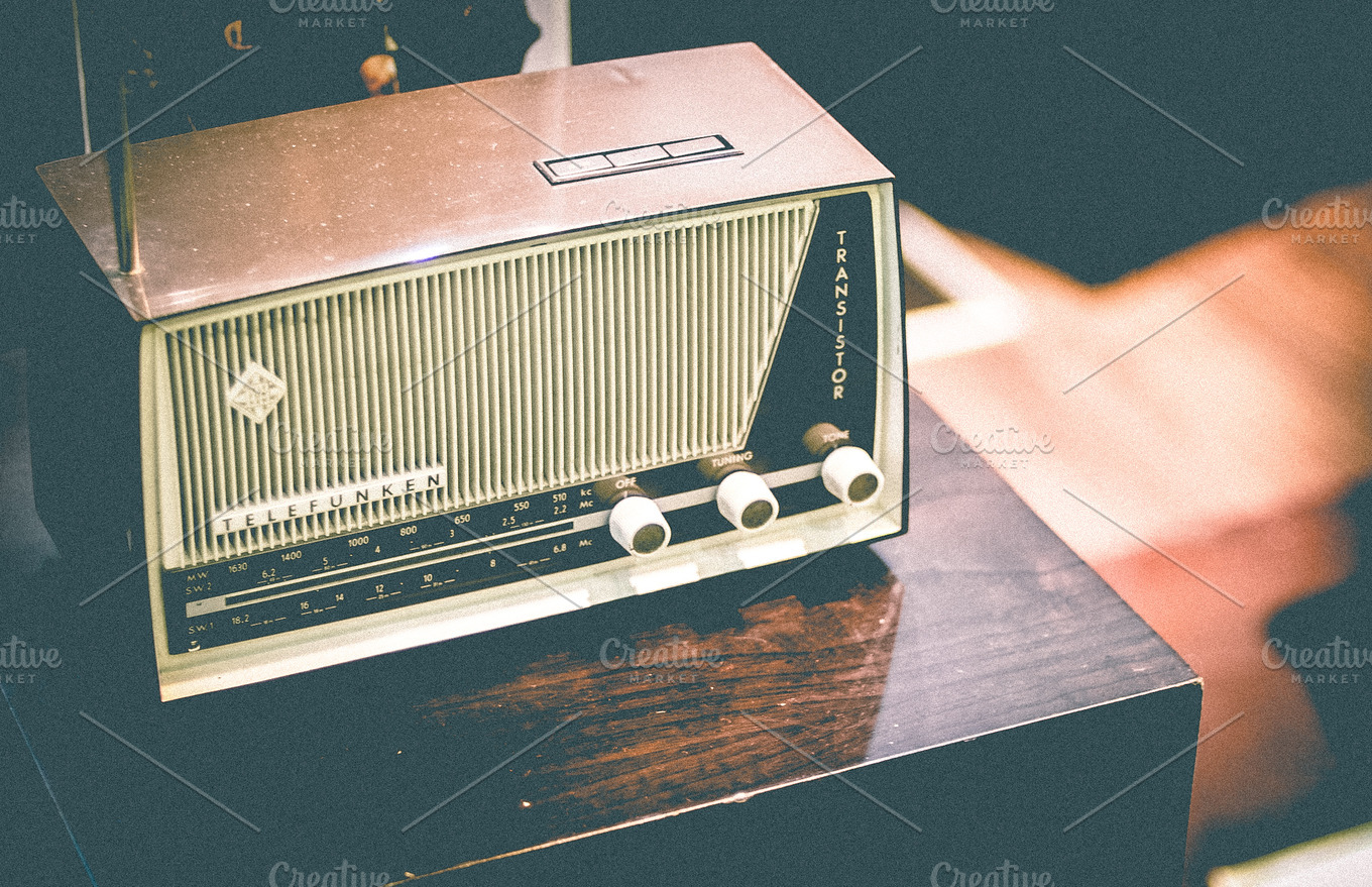 Old Vintage Radio | Abstract Stock Photos ~ Creative Market