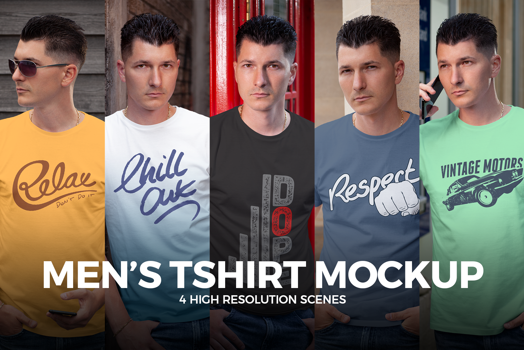 Men S T Shirt Mock Up Creative Market