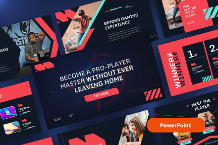 Neox - Esport Game Powerpoint Templates by Deepslide Studio on Dribbble