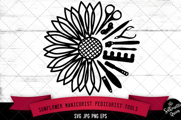 Download Manicure Pedicure Tools Silhouette Pre Designed Illustrator Graphics Creative Market