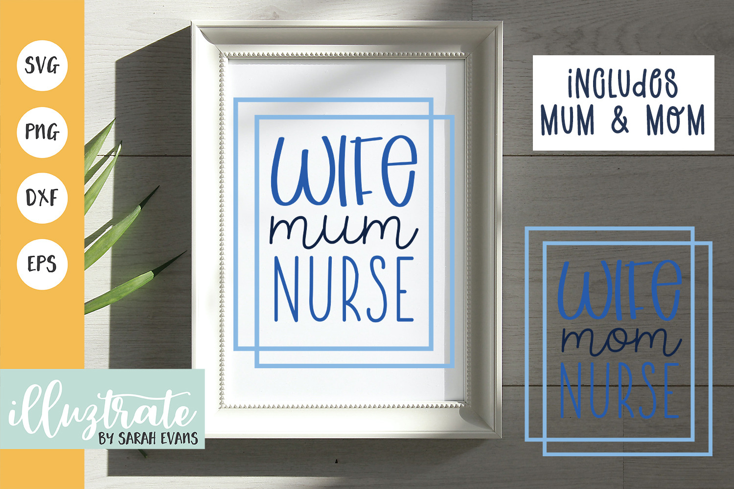 Download Wife Mum Mom Nurse Svg Cut File Pre Designed Photoshop Graphics Creative Market