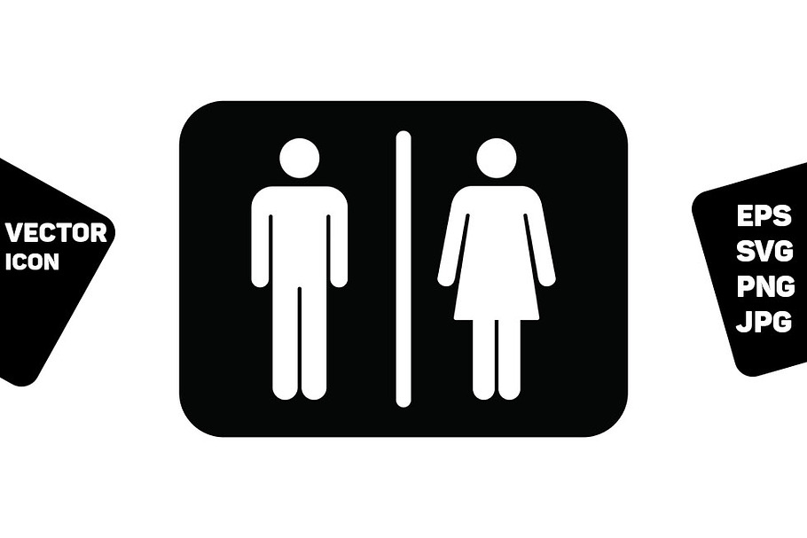 Download Male And Female Washroom Symbol Pre Designed Photoshop Graphics Creative Market