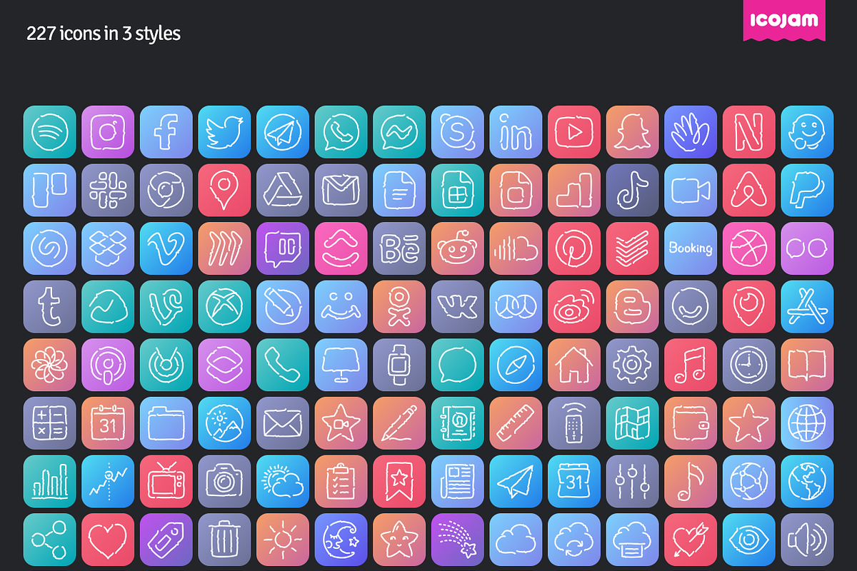 iOS14 Aesthetic Fiesta icons | Pre-Designed Photoshop Graphics ...