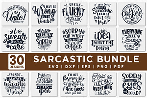 Download Sassy Svg Bundle Funny Quotes Svg Pre Designed Photoshop Graphics Creative Market