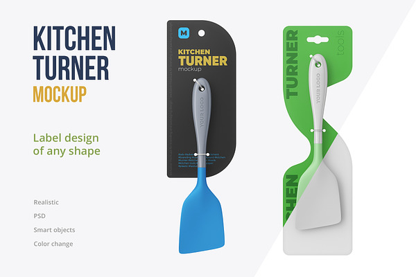 Download Kitchen Spatula Any Shape Label Creative Photoshop Templates Creative Market