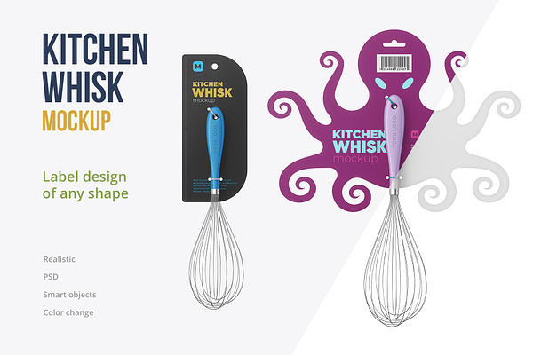 Download Kitchen Spatula Any Shape Label Creative Photoshop Templates Creative Market