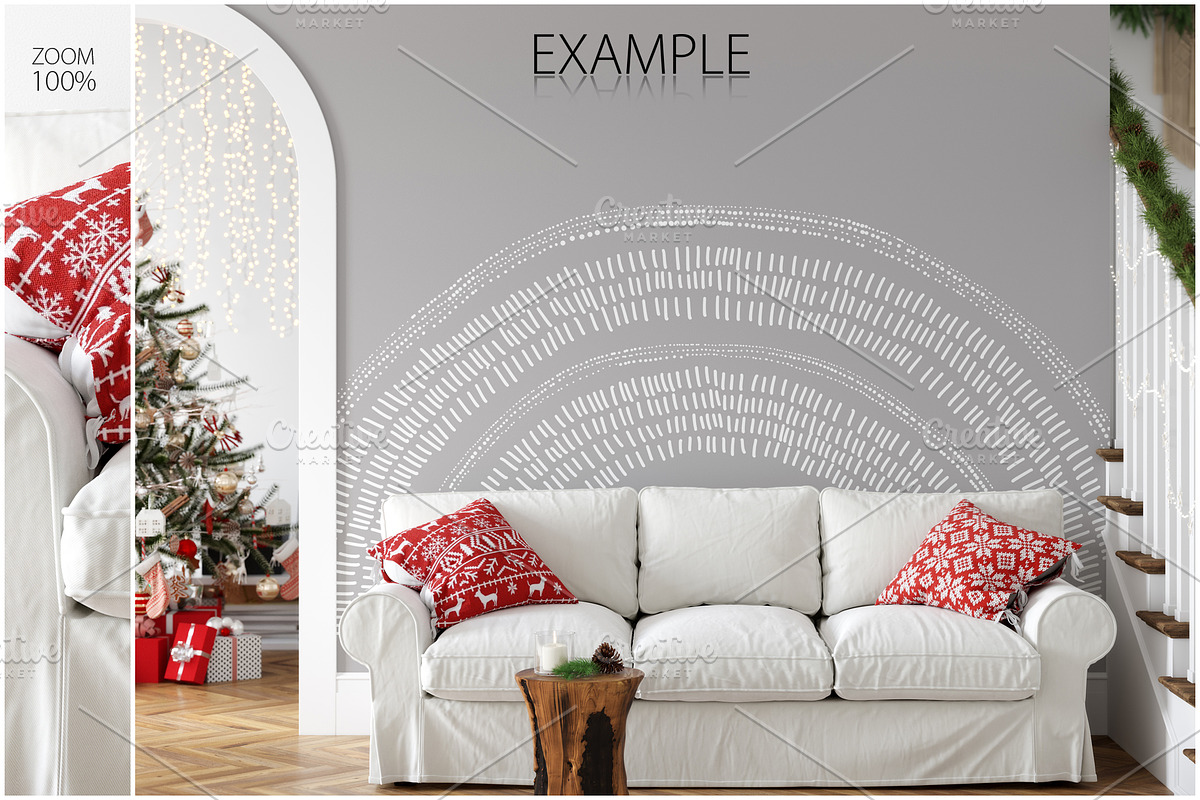 Download Christmas Frame & Wall Mockup Bundle | Creative Photoshop ...