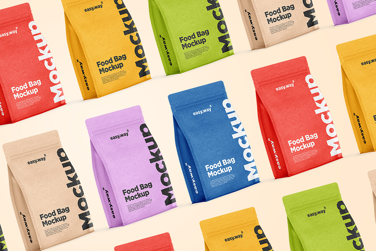 Download Paper Coffee Bag Mockup | Creative Market