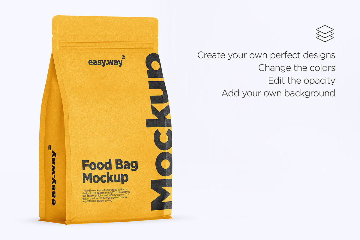 Download Paper Coffee Bag Mockup | Creative Market