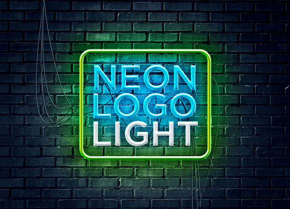 3D Logo Mockup with Neon Effect Graphic by Sabir34 · Creative Fabrica