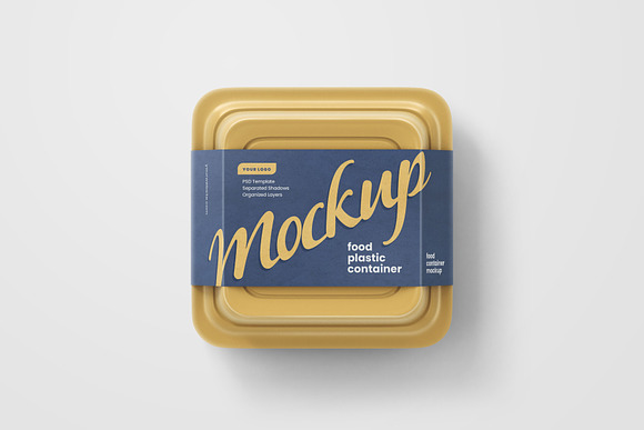 Download Plastic Food Container Mockup Set Creative Market