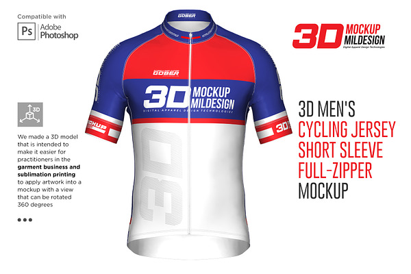 Download 10 Road Bike Jersey Mockup Png