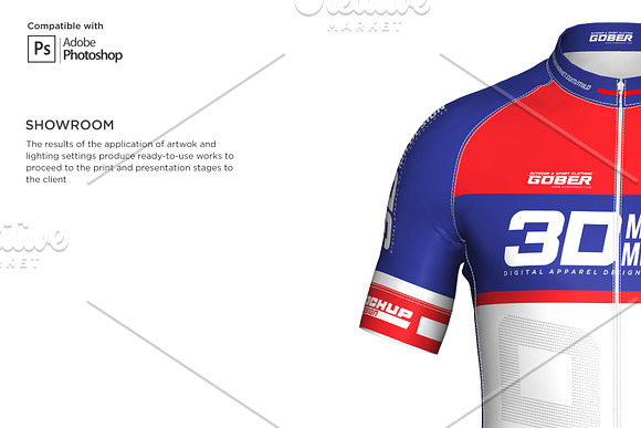 Men's Cyling Jersey Mockup – MasterBundles