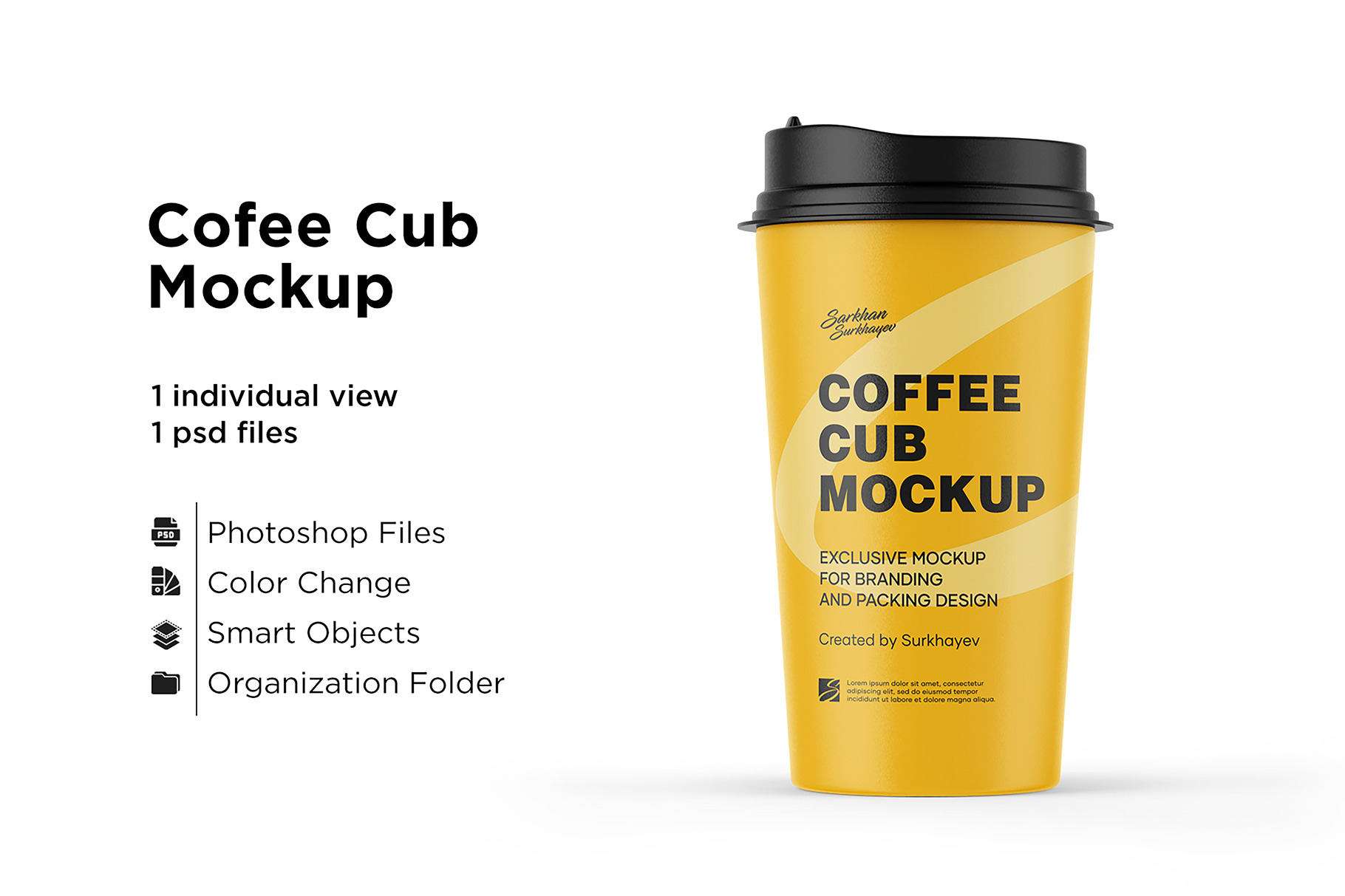 Download Paper Coffee Cup Mockup Creative Photoshop Templates Creative Market