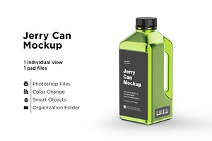 Download 10l Hdpe Jerry Can Mockup Creative Photoshop Templates Creative Market