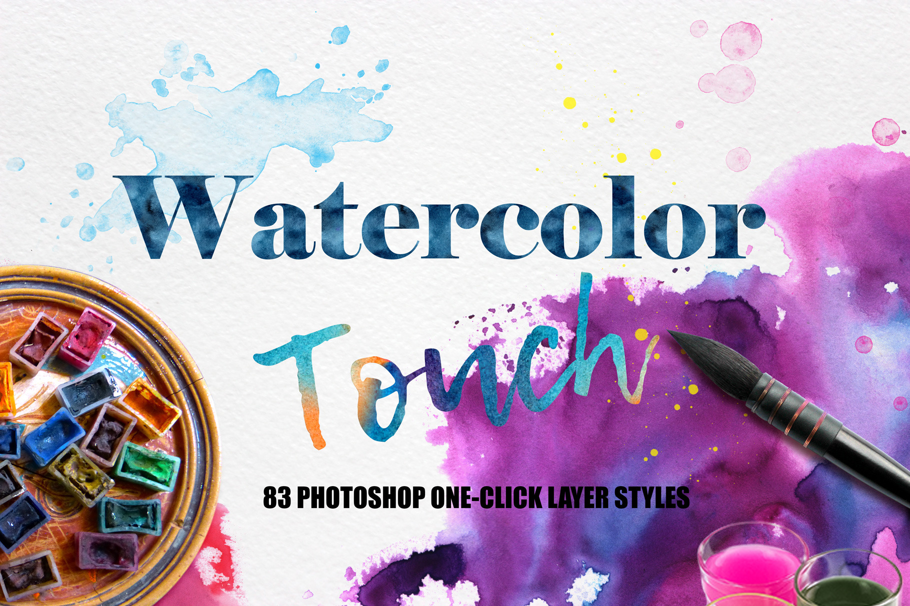 Watercolor Photoshop Layer Styles | Layer Styles ~ Creative Market