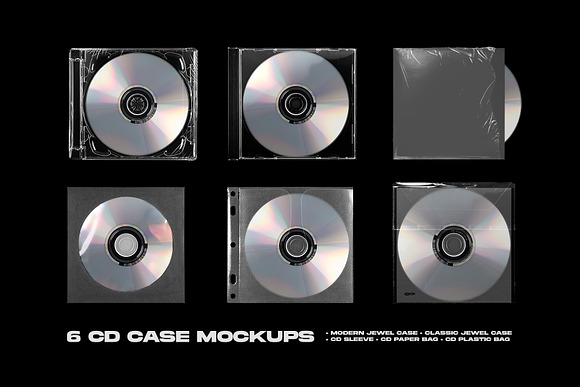 Download Cd Mockup Bundle Creative Photoshop Templates Creative Market