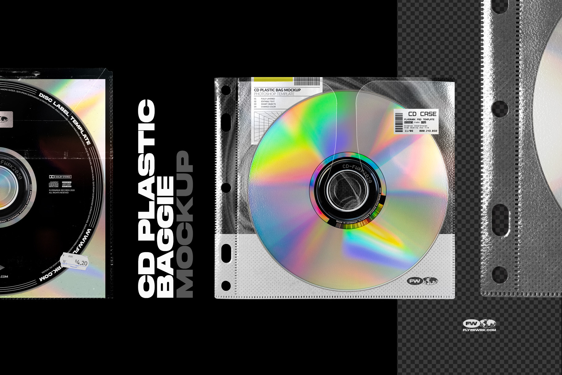 Download CD Plastic Bag Mockup | Creative Photoshop Templates ...