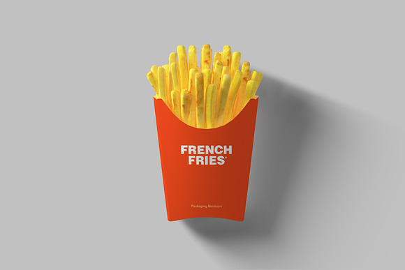 French Fries Packaging Mockup  Packaging Mockups ~ Creative Market