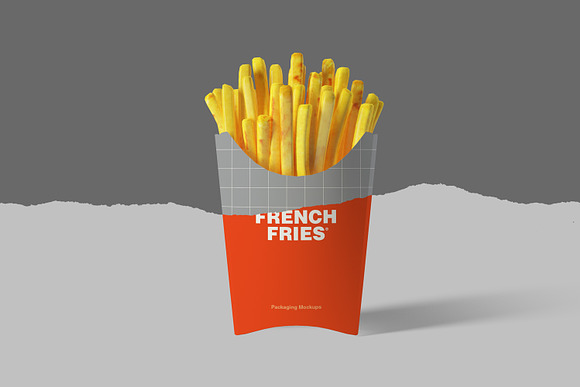 French Fries Packaging Mockup  Packaging Mockups ~ Creative Market